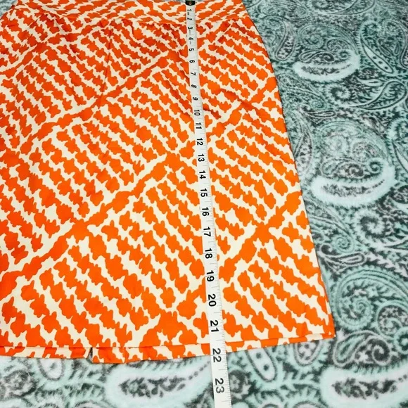 J. Crew Orange Skirt - Picture 5 of 9